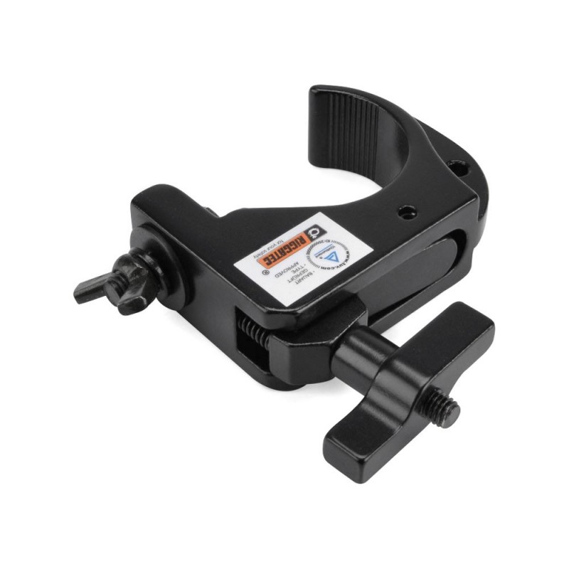 RIGGATEC 400200971 - Smart Hook Slim Clamp Mini, Black, up to 75 kg (32 - 35 mm)